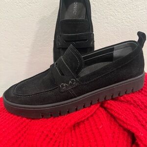 Vionic Black Suede Women's Loafers